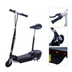 HomCom Scooter Trotinete Elétrica com Assento 120W Preta