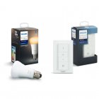 Philips Hue White Ambiance Kit Lâmpada Inteligente LED E27 9W Branca + Interruptor Sem Fios