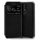 Cool Funda Flip Cover Liso Negro para Alcatel 3 (2019)