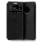 Cool Funda Flip Cover Liso Negro para Huawei Mate 30 Pro