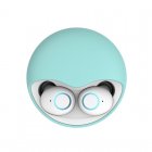 Fierro Turtle Aruriculares Bluetooth con Base de Carga Blanco/Cian