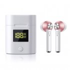 Fierro Borea Auriculares Bluetooth Con Base de Carga Rosa Dorado