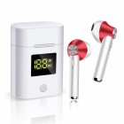 Fierro Borea Auriculares Bluetooth Con Base de Carga Rojos
