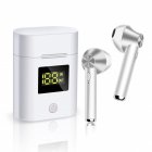 Fierro Borea Auriculares Bluetooth Con Base de Carga Plata