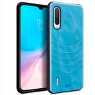 Cool Carcasa Leather Bordado Celeste para Xiaomi Mi 9 Lite