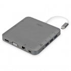 Digitus Dock Station USB-C 11x Puertos Gris