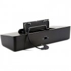 iLuv iSP125BLK Altavoz Portátil con Puerto Dock Negro