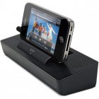 iLuv iSP125BLK Altavoz Portátil con Puerto Dock Negro