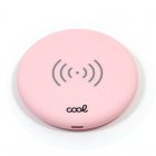Cool Base de Carga Inalámbrica Qi Universal Rosa