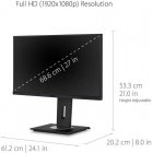 Viewsonic VG Series VG2755 27" LED IPS FullHD USB-C
