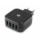 Conceptronic Cargador de Pared 4xUSB 5A Negro