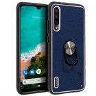 Cool Carcasa Hard Tela Azul + Anilla para Xiaomi Mi A3