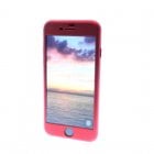 Quick Media Funda 2 en 1 Roja + Cristal Templado para iPhone 7/8