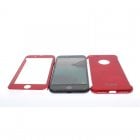 Quick Media Funda 2 en 1 Roja + Cristal Templado para iPhone 7/8