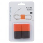 Bluelounge CableClip M Organizador de Cables Pack 4 Unidades