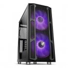 Nox Hummer Nova Vidro Temperado USB 3.0 ARGB Preto