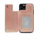 Nueboo Wallex Funda de Piel Rosa Dorado para iPhone 11 Pro