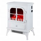Purline CHE-200 Chimenea Eléctrica con Llama LED 2000W Blanca