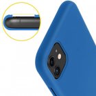 Avizar Funda de Silicona Semirrígida Mate Suave Azul para iPhone 11