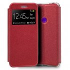 Cool Funda Flip Cover Liso Roja para Realme 5 Pro