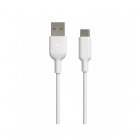 Muvit Cable USB a Tipo C 3A 1.2m Blanco