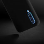 Avizar Funda de Silicona Semirrígida Suave Negra para Samsung Galaxy A70