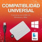 Seagate One Touch 1TB SSD Blanco