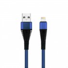 Nueboo Armor Cable Lightning 8 Pin Azul 1m