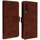 Avizar Funda Tipo Libro Billetera Vintage Marrón para Xiaomi Mi A3
