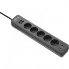APC Essential SurgeArrest Protetor Contra Sobretensão 5 Tomadas 2 Portas USB Preto