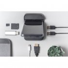 Digitus DA-70882 Dock Station para Smartphone USB-C a USB 3.0/2xUSB 2.0/USB-C/HDMI/SD/MicroSD