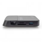 Digitus DA-70882 Dock Station para Smartphone USB-C a USB 3.0/2xUSB 2.0/USB-C/HDMI/SD/MicroSD