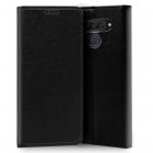 Cool Funda Flip Cover Liso Negro para LG K50s