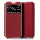 Cool Funda Flip Cover Liso Rojo para Samsung Galaxy A71