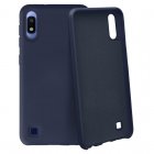 Avizar Funda de Silicona Semirrígida Suave Azul Oscuro para Samsung Galaxy A10