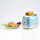Ariete 155/15 Tostador Vintage 2 Ranuras 810W Azul