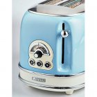 Ariete 155/15 Tostador Vintage 2 Ranuras 810W Azul