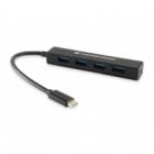 Conceptronic Hub USB-C 4xUSB 3.0 Preto