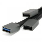 Conceptronic Hub USB-C a USB 3.0 + 2 USB OTG Gris
