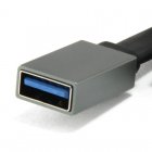 Conceptronic Hub USB-C a USB 3.0 + 2 USB OTG Gris