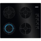 Zanussi ZGO62414BA Placa de Gas 4 Zonas 60cm Negra