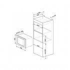 Forno A Microonde Smeg FMI017X Incasso - 20L, 800W, Con Grill, Acciaio Inossidabile, Design Elegante - Foto 6