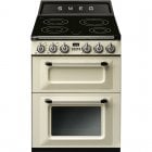 Smeg Victoria TR62P Cocina de Gas 4 Zonas + 2 Hornos Crema