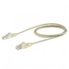 Startech N6PAT100CMGRS Cable de Red Cat6 Delgado RJ-45 sin Enganches 1m Gris