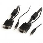 Startech Cabo Coaxial VGA de Alta Resolução para Monitor de Vídeo HD15 Macho/Macho com Áudio 5m Startech Cabo Coaxial VGA de Alta Resolução para Monitor de Vídeo HD15 Macho/Macho com Áudio 5m