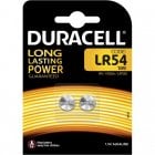 Duracell LR54 2 Pilas de Botón Litio