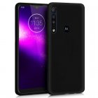 Cool Funda Silicona Negra para Motorola One Macro