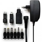 Metronic Transfomador Universal Regulable 2200mA Negro