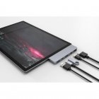 HyperDrive Dockstation USB-C para Surface Pro Negro