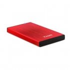 TooQ TQE-2527 Carcasa USB 3.0 para Discos Duros 2.5" SATA 3 Roja